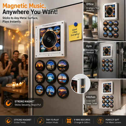 Music-Themed Fridge Magnet Set – Decorative Holiday Gift