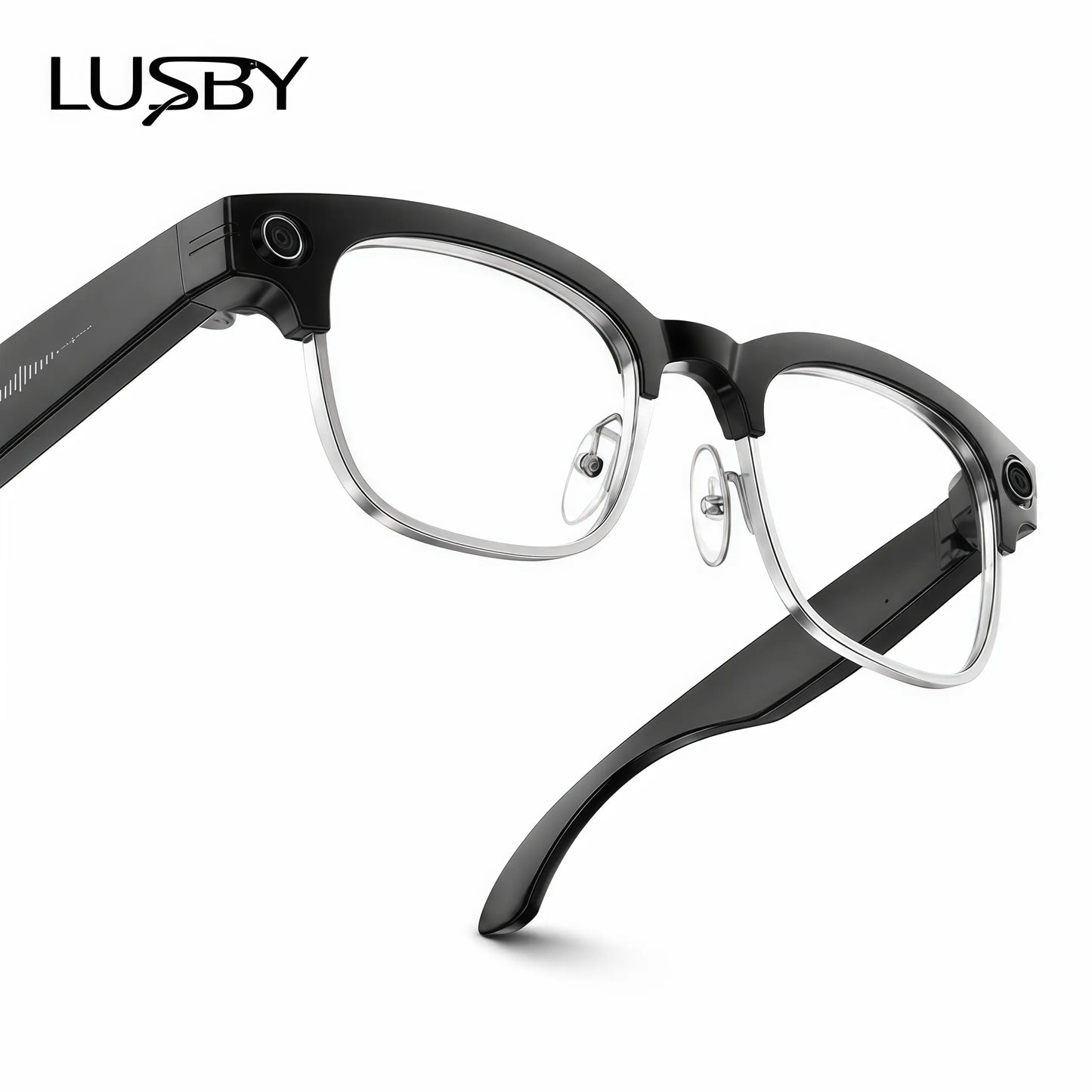 Smart AI Camera Glasses with 8MP Photochromic Lenses ,Button Touch Adjustment for Travel Outdoor Adventures Hands-Free Photography 160+Languages Real-Time Translation Bluetooth Wireless Wearable Video Recording UV Protection ,gift